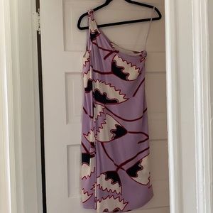 Diane Von Furstenberg one shoulder dress